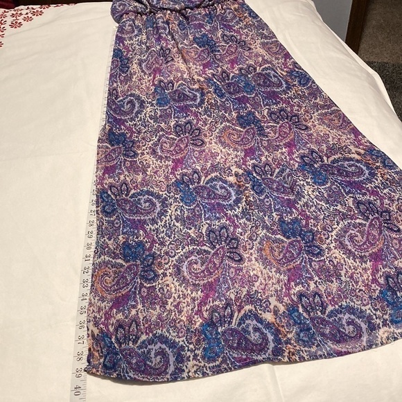 FIRE Los Angeles Paisley Maxi Dress Woman’s Size Medium - Picture 3 of 9